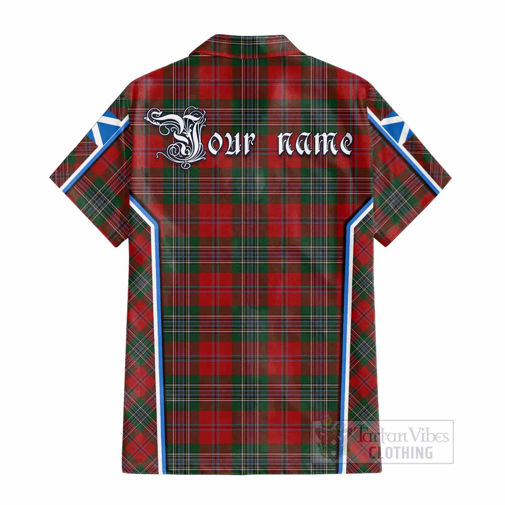 MacLean (McLean) Tartan Crest Cotton Hawaiian Shirt Scotland Coat of Arm Flag Style - Tartan Vibes Clothing