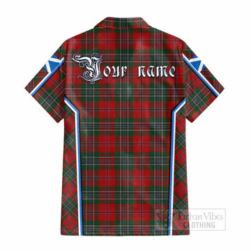 MacLean (McLean) Tartan Crest Cotton Hawaiian Shirt Scotland Coat of Arm Flag Style - Tartan Vibes Clothing