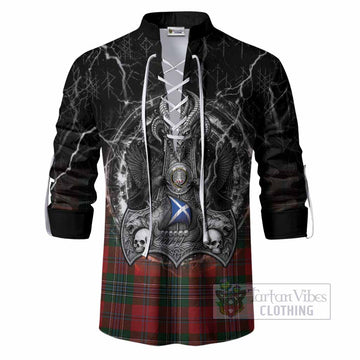 MacLean (McLean) Tartan Crest Ghillie Shirt Celtic Odin's Raven Legacy