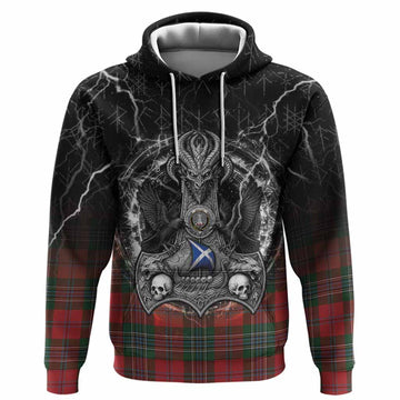 MacLean (McLean) Tartan Crest Hoodie Celtic Odin's Raven Legacy