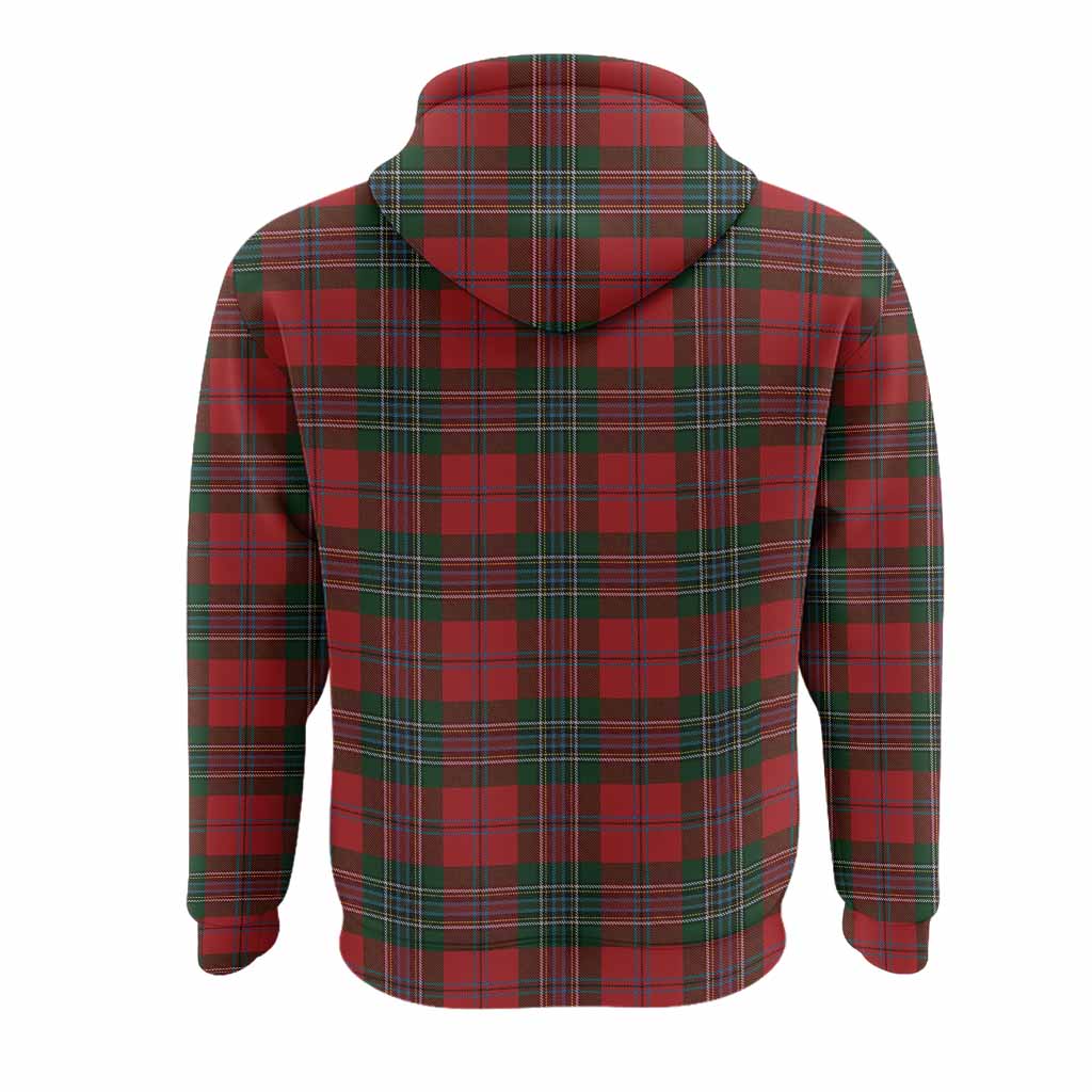 MacLean (McLean) Tartan Crest Hoodie Ferocious Lion Style