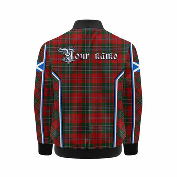 MacLean (McLean) Tartan Crest Kid Bomber Jacket Scotland Coat of Arm Flag Style - Tartan Vibes Clothing