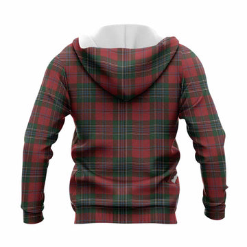 MacLean (McLean) Tartan Crest Knitted Hoodie Ferocious Lion Style