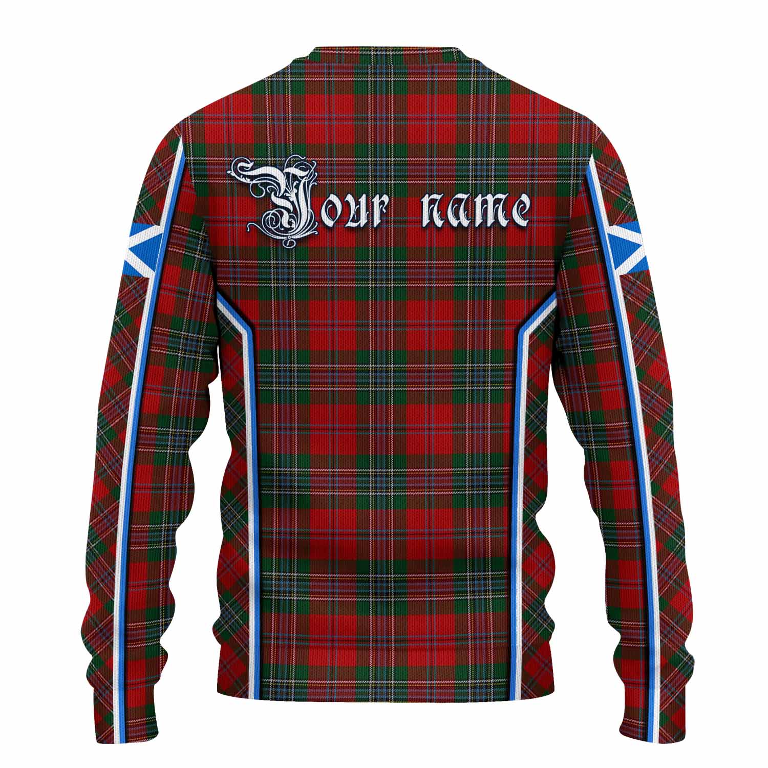 MacLean (McLean) Tartan Crest Knitted Sweater Scotland Coat of Arm Flag Style - Tartan Vibes Clothing
