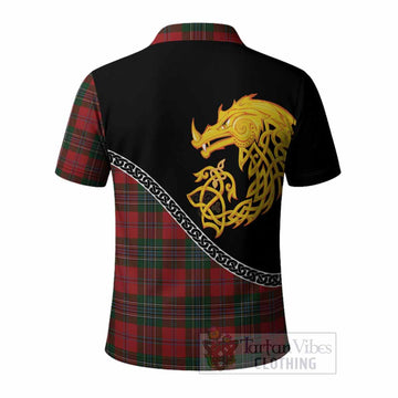 MacLean (McLean) Tartan Crest Polo Shirt Legendary Dragon Knot Half Style
