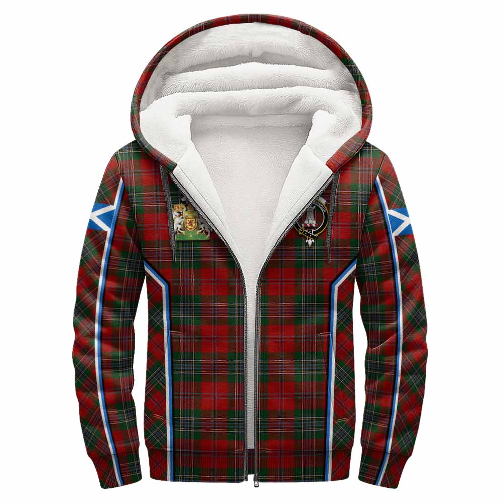 MacLean (McLean) Tartan Crest Sherpa Hoodie Scotland Coat of Arm Flag Style - Tartan Vibes Clothing