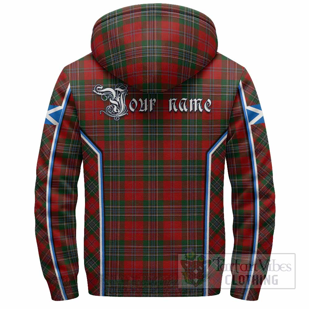 MacLean (McLean) Tartan Crest Sherpa Hoodie Scotland Coat of Arm Flag Style - Tartan Vibes Clothing