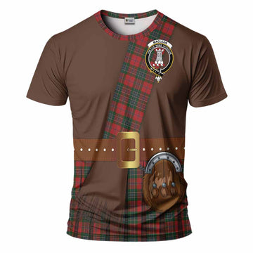 MacLean (McLean) Tartan Crest T-Shirt Kilt Costume Style