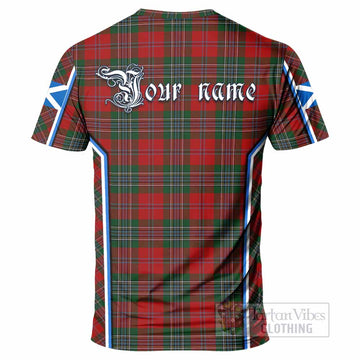 MacLean (McLean) Tartan Crest T-shirt Scotland Coat of Arm Flag Style - Tartan Vibes Clothing