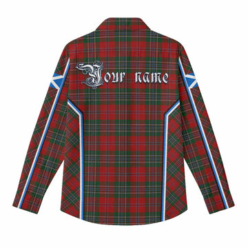 MacLean (McLean) Tartan Crest Women Casual Shirt Scotland Coat of Arm Flag Style - Tartan Vibes Clothing