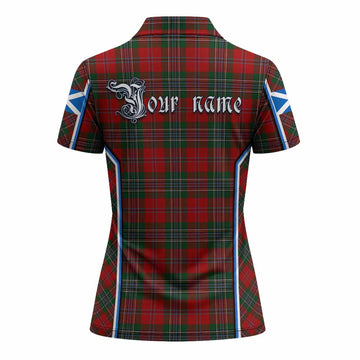 MacLean (McLean) Tartan Crest Women's Polo Shirt Scotland Coat of Arm Flag Style - Tartan Vibes Clothing