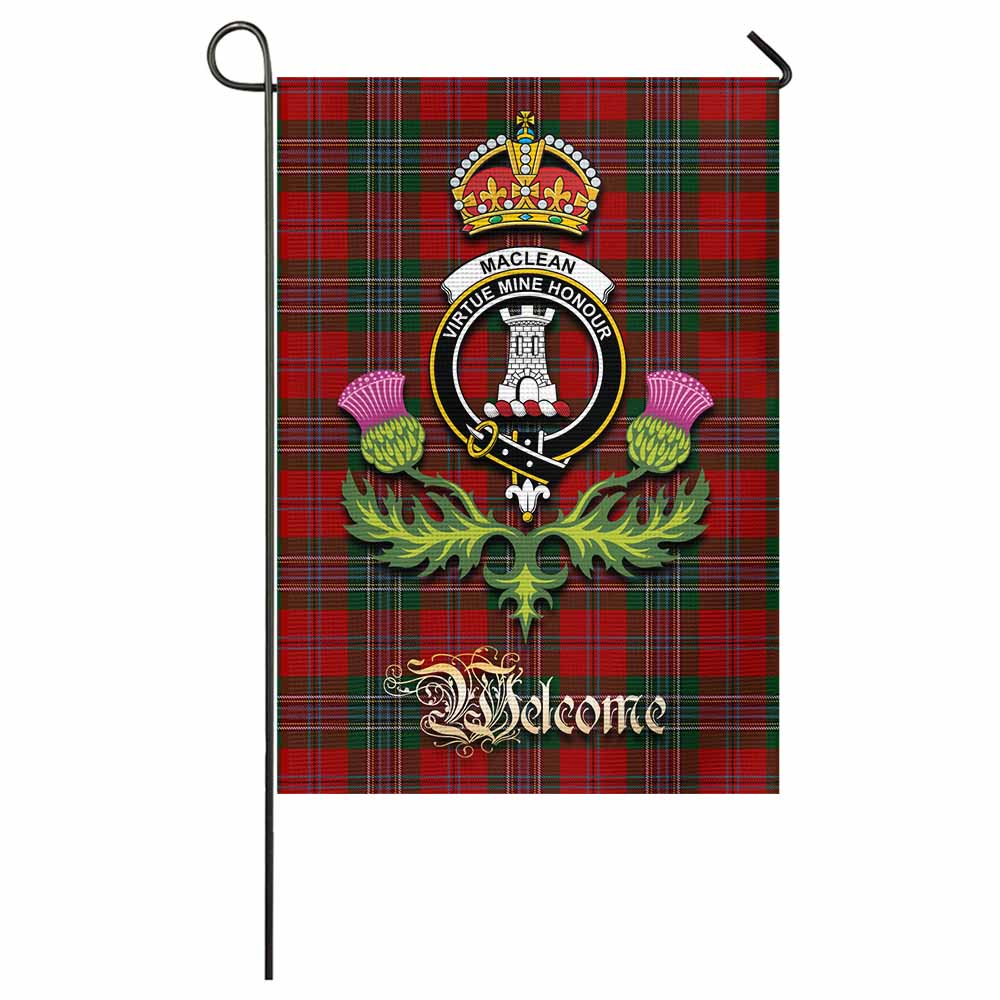 MacLean (McLean) Tartan Family Crest Garden Flag Royal Thistle Welcome Style - Tartan Vibes Clothing