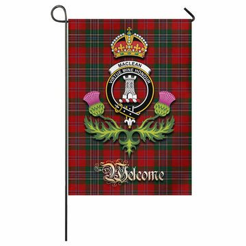 MacLean (McLean) Tartan Family Crest Garden Flag Royal Thistle Welcome Style