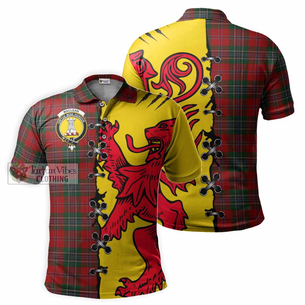MacLean (McLean) Tartan Family Crest Polo Shirt Lion Rampant Honor - Tartan Vibes Clothing