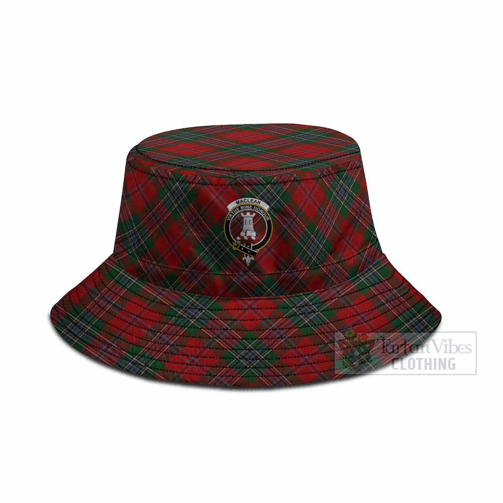 MacLean (McLean) Tartan Fishing Hat with Family Crest