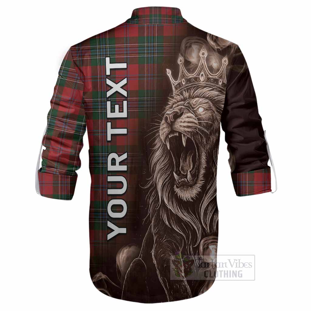 MacLean (McLean) Tartan Ghillie Shirt Roaring Lion Heritage