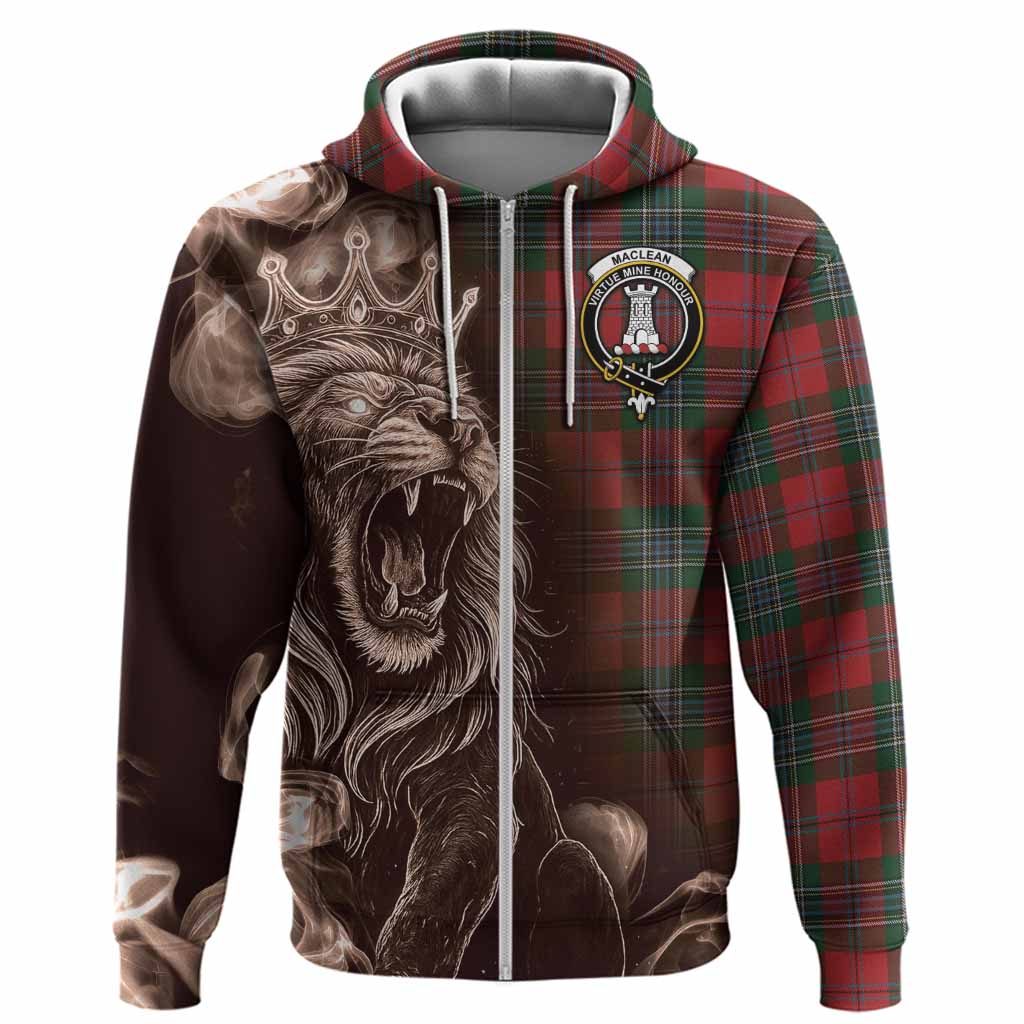 MacLean (McLean) Tartan Hoodie Roaring Lion Heritage