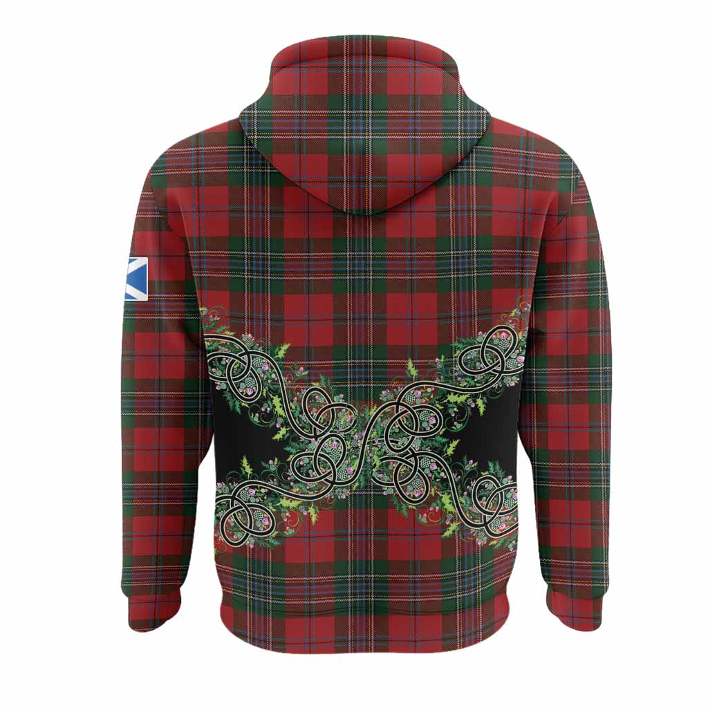 MacLean (McLean) Tartan Hoodie Thistle Scottish Spirit