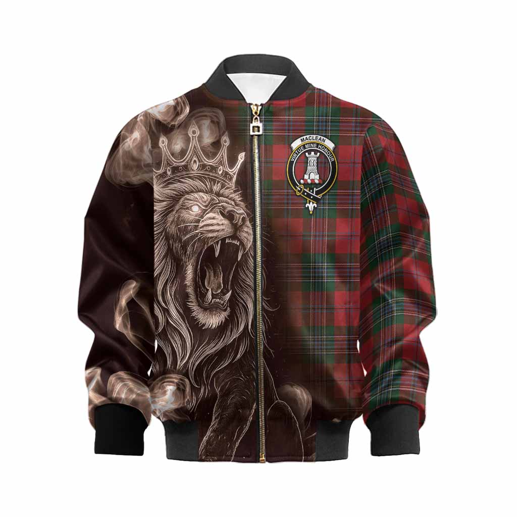 MacLean (McLean) Tartan Kid Bomber Jacket Roaring Lion Heritage