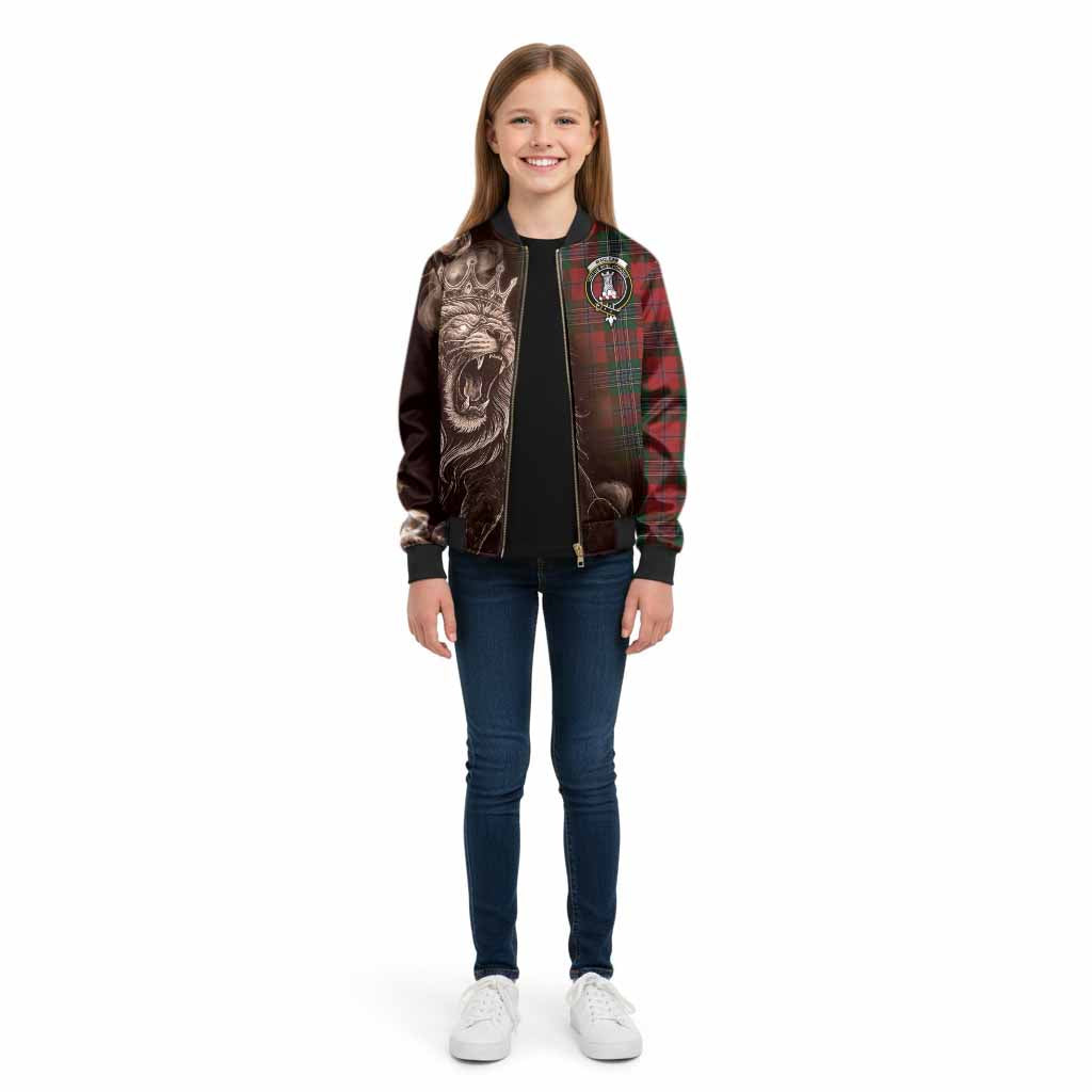 MacLean (McLean) Tartan Kid Bomber Jacket Roaring Lion Heritage