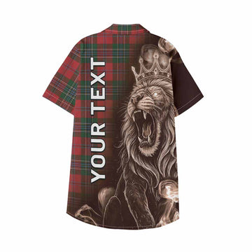 MacLean (McLean) Tartan Kid Hawaiian Shirt Roaring Lion Heritage