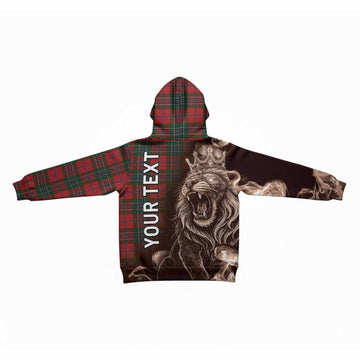 MacLean (McLean) Tartan Kid Hoodie Roaring Lion Heritage