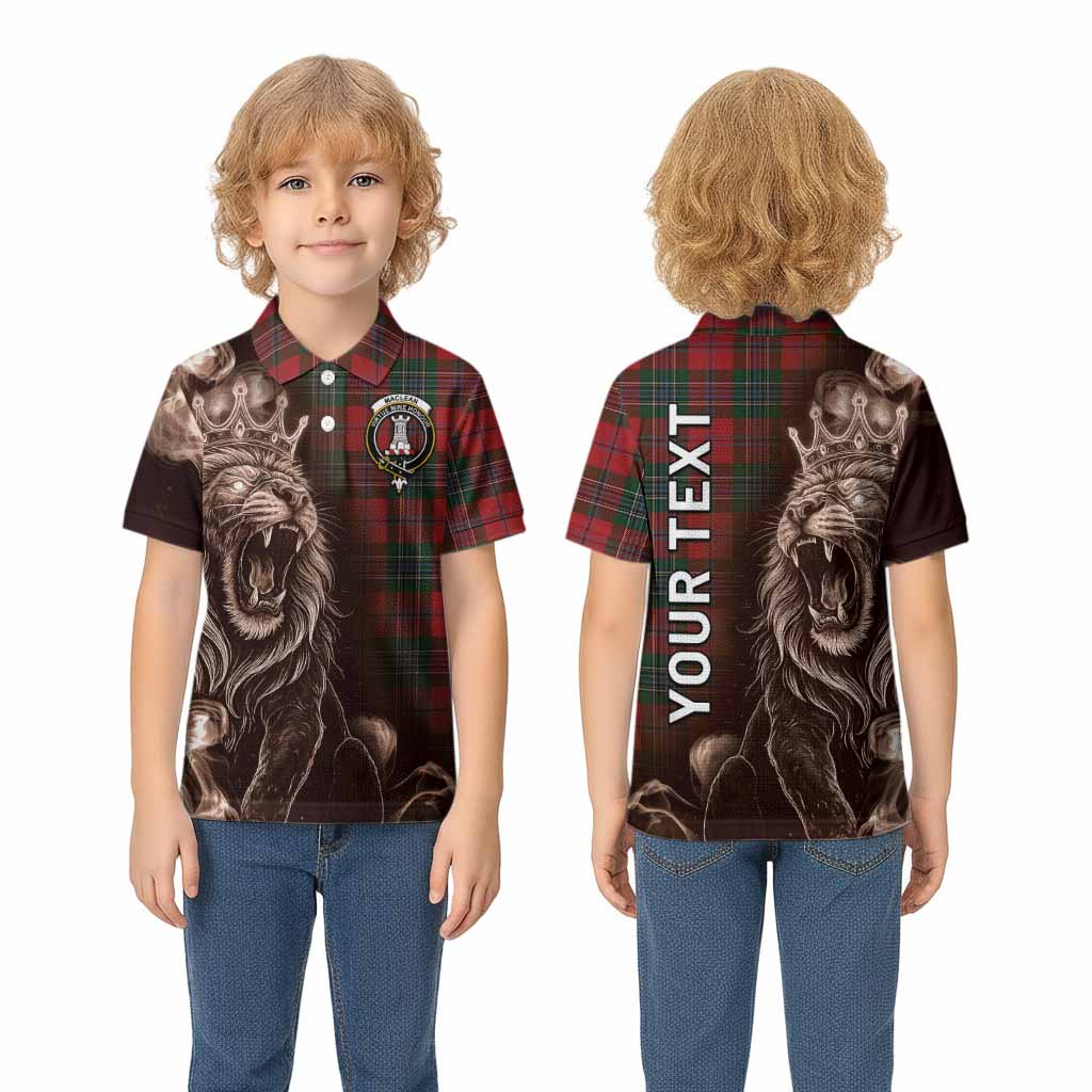 MacLean (McLean) Tartan Kid Polo Shirt Roaring Lion Heritage