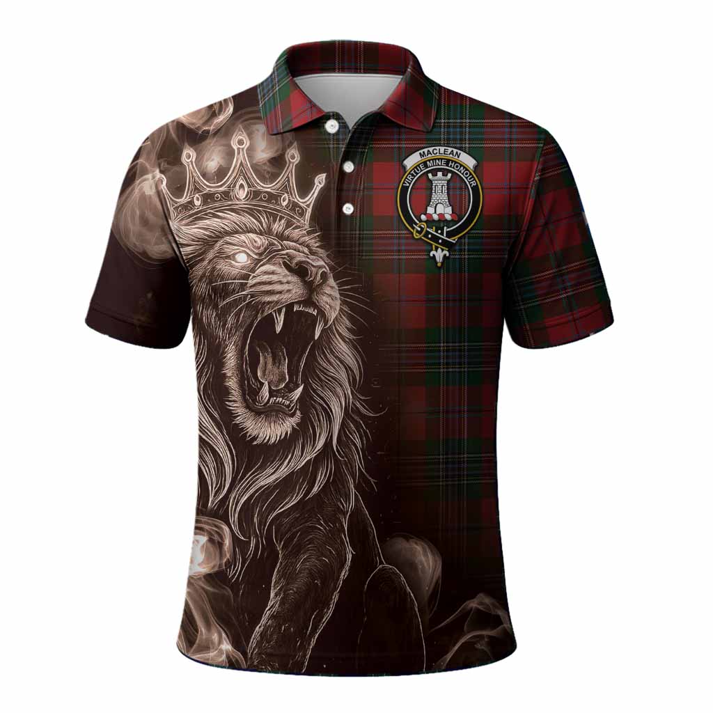 MacLean (McLean) Tartan Polo Shirt Roaring Lion Heritage