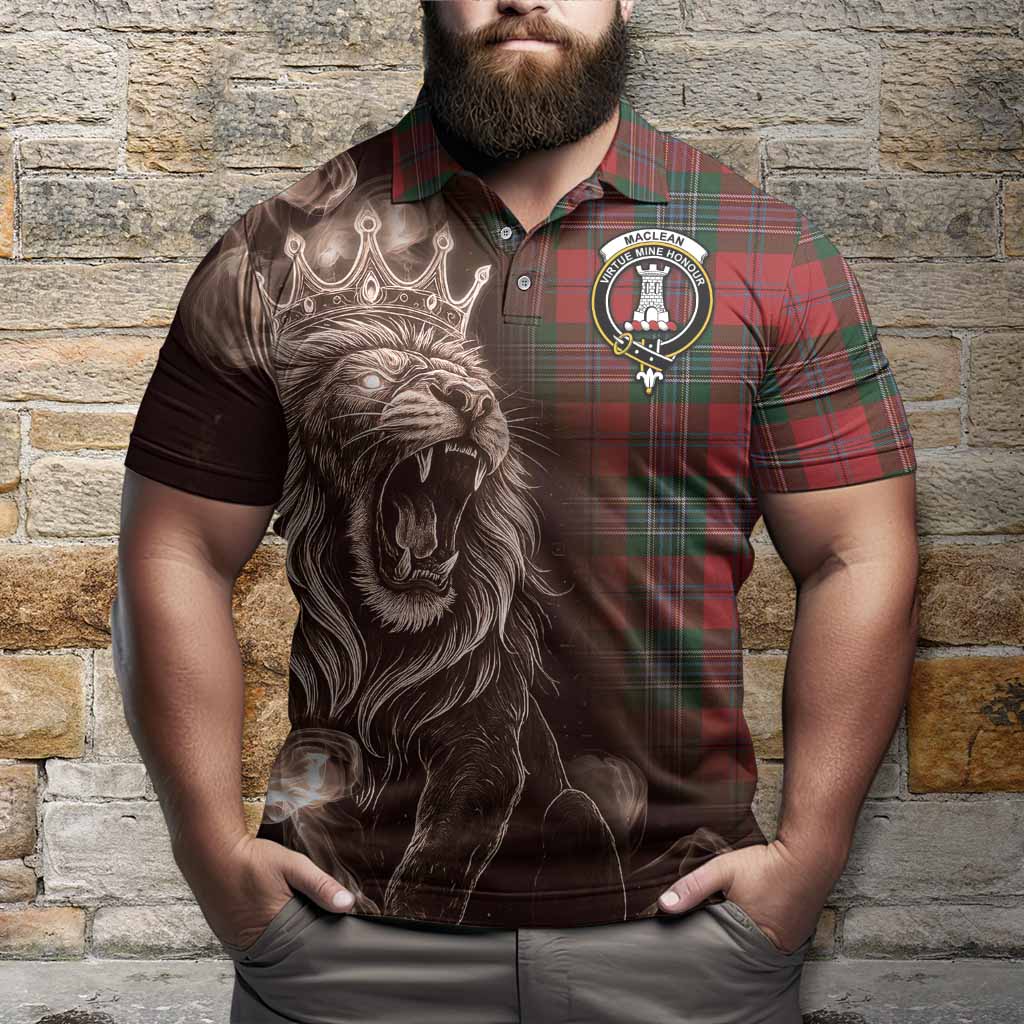 MacLean (McLean) Tartan Polo Shirt Roaring Lion Heritage