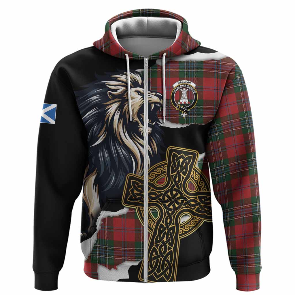 MacLean (McLean) Tartan Scottish Hoodie Lion Celtic Heritage
