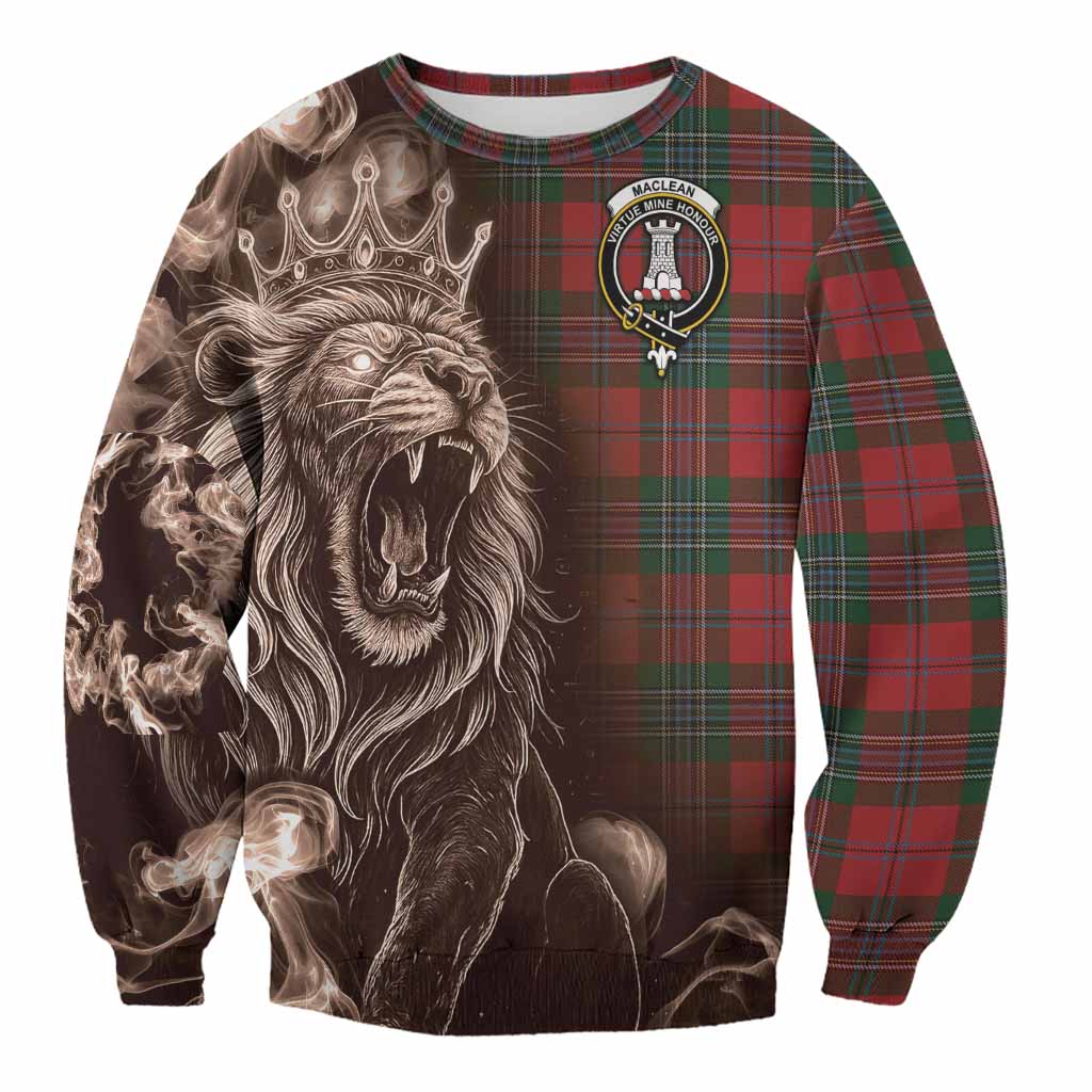 MacLean (McLean) Tartan Sweatshirt Roaring Lion Heritage