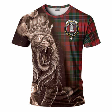 MacLean (McLean) Tartan T-Shirt Roaring Lion Heritage