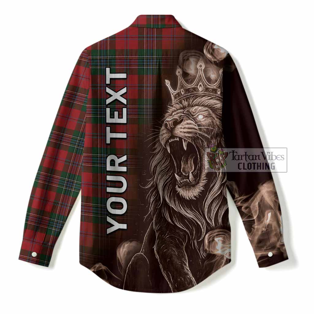 MacLean (McLean) Tartan Women Casual Shirt Roaring Lion Heritage