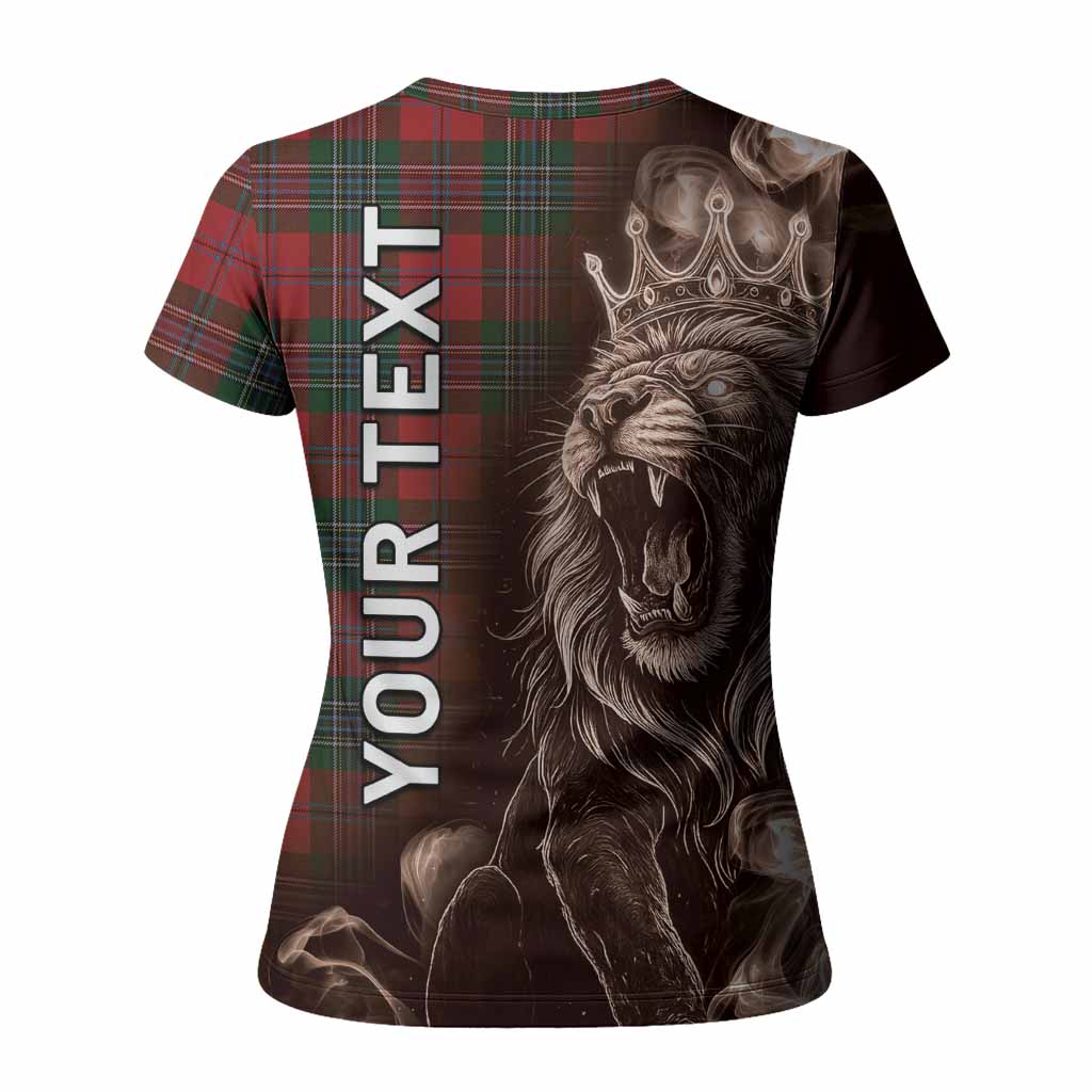 MacLean (McLean) Tartan Women T shirt Roaring Lion Heritage