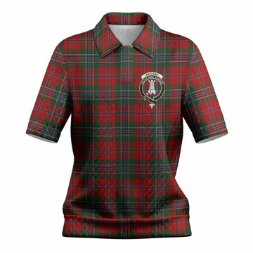 MacLean (McLean) Tartan Women’s Polo Sweater Top with Family Crest