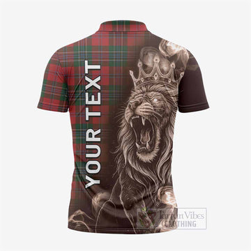 MacLean (McLean) Tartan Zipper Polo Shirt Roaring Lion Heritage