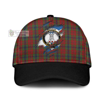 MacLean of Duart Tartan Classic Cap with Family Crest In Me Style