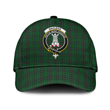 MacLean of Duart Hunting Tartan Classic Cap with Family Crest