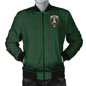 MacLean of Duart Hunting Tartan Bomber Jacket with Family Crest