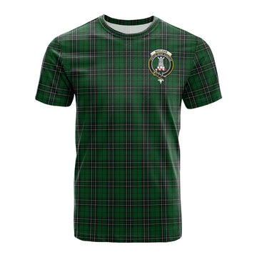MacLean of Duart Hunting Tartan T-Shirt with Family Crest