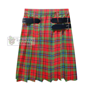 MacLean of Duart Modern Tartan Men's Pleated Skirt - Fashion Casual Retro Scottish Kilt Style