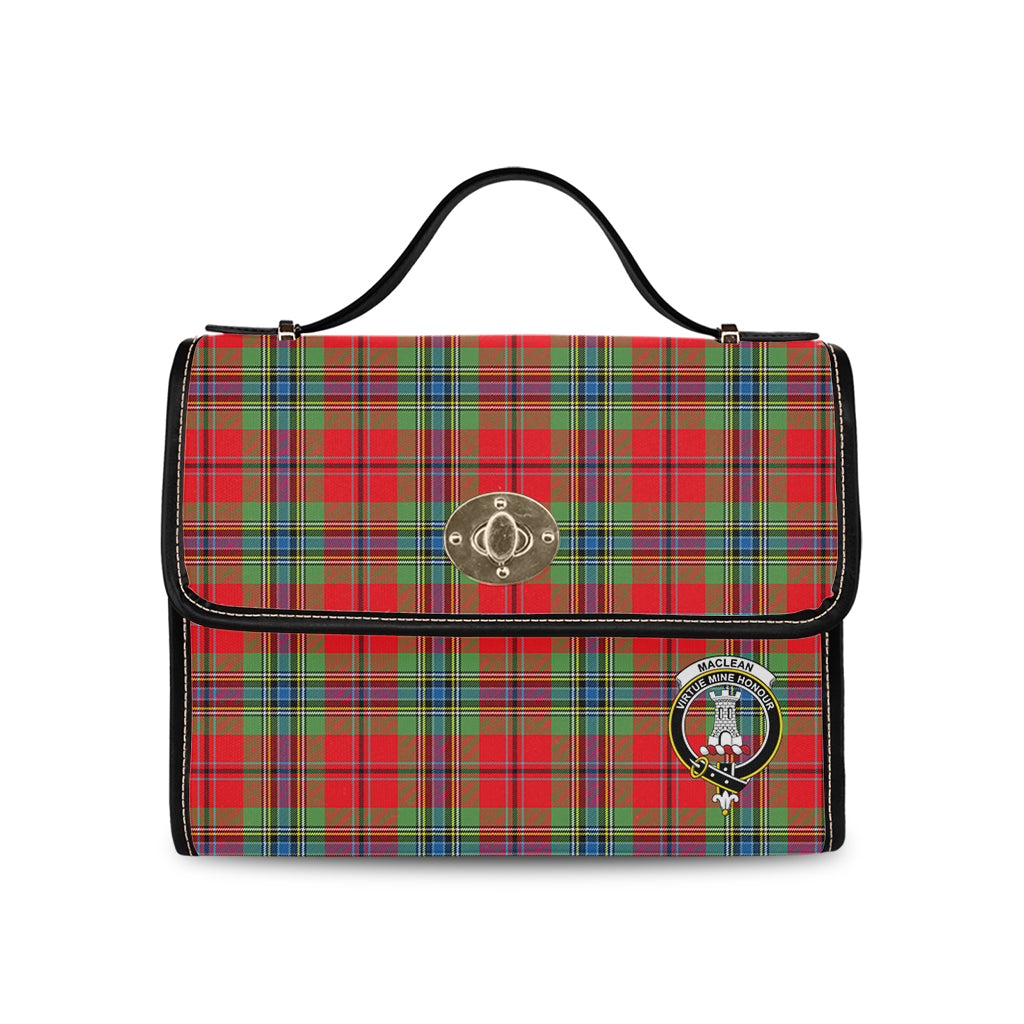 maclean-of-duart-modern-tartan-leather-strap-waterproof-canvas-bag-with-family-crest