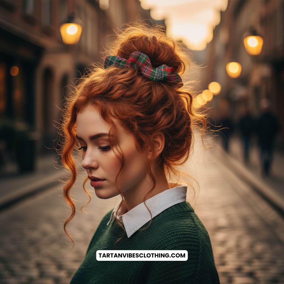 MacLean (McLean) Tartan Hair Scrunchie