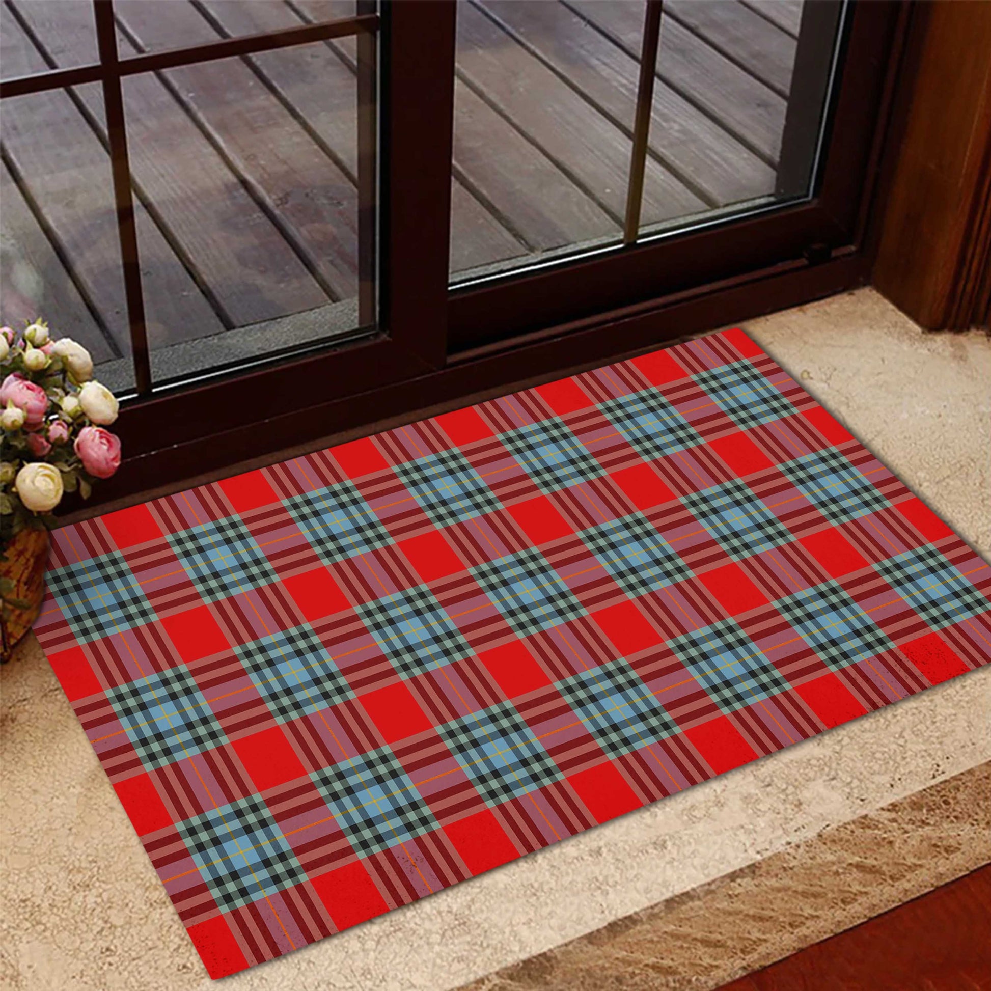 MacLeay (McLeay) Tartan Rubber Doormat L 60*90cm - Tartan Vibes Clothing