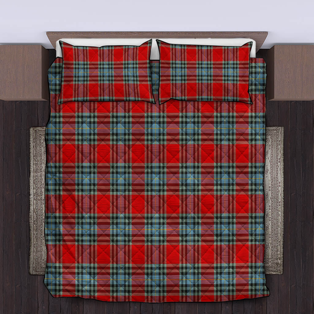 MacLeay (McLeay) Tartan Quilt Bed Set King - Tartan Vibes Clothing