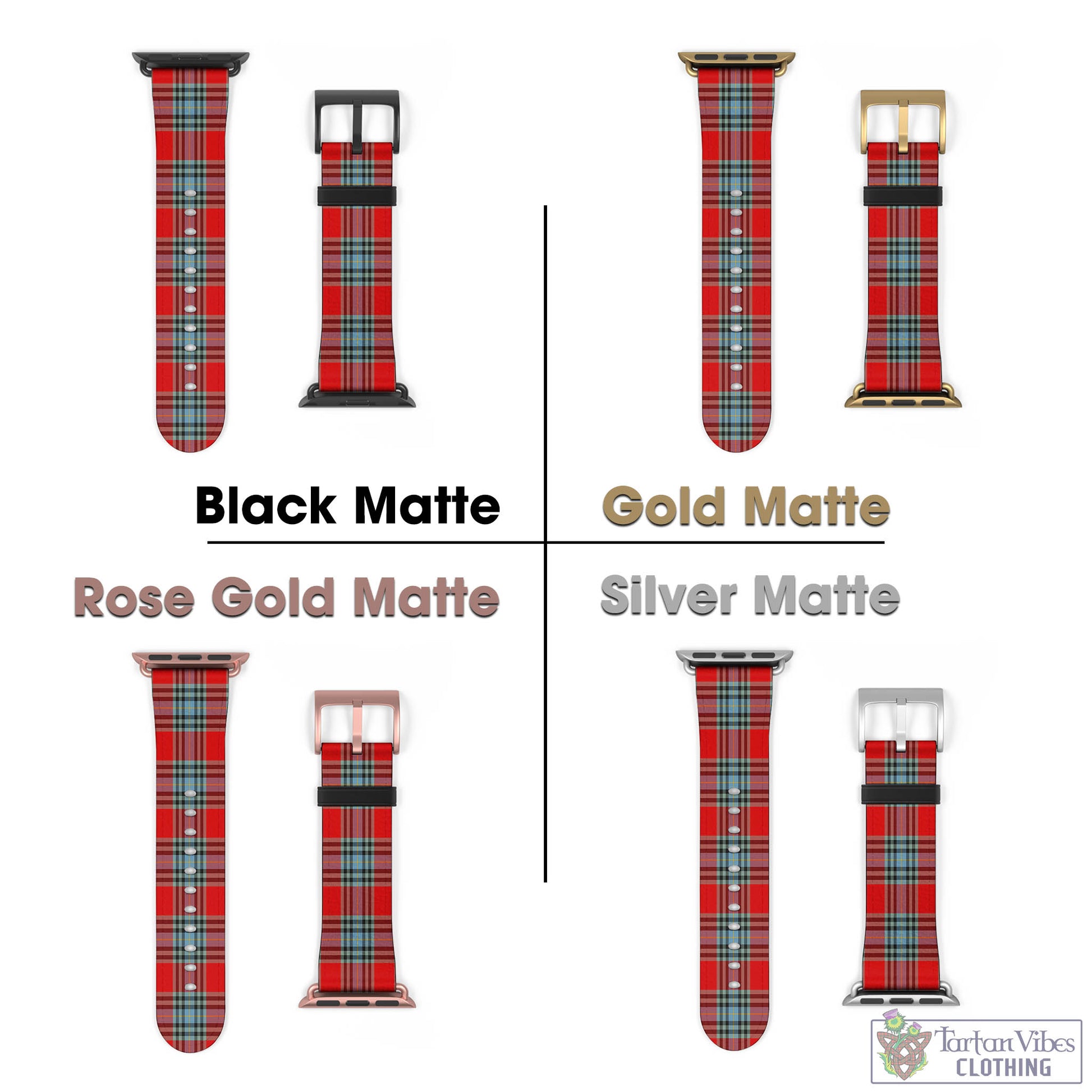Tartan Vibes Clothing MacLeay Tartan Watch Band