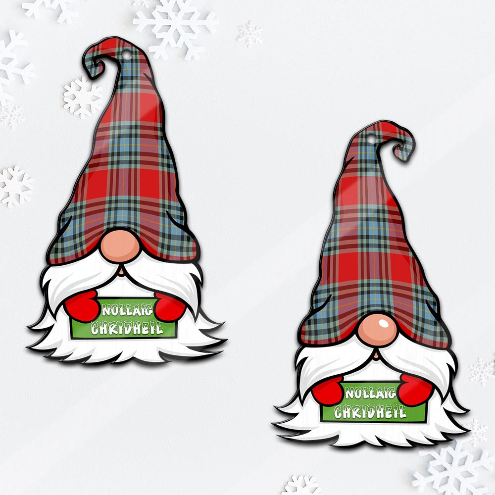 MacLeay (McLeay) Gnome Christmas Ornament with His Tartan Christmas Hat - Tartan Vibes Clothing