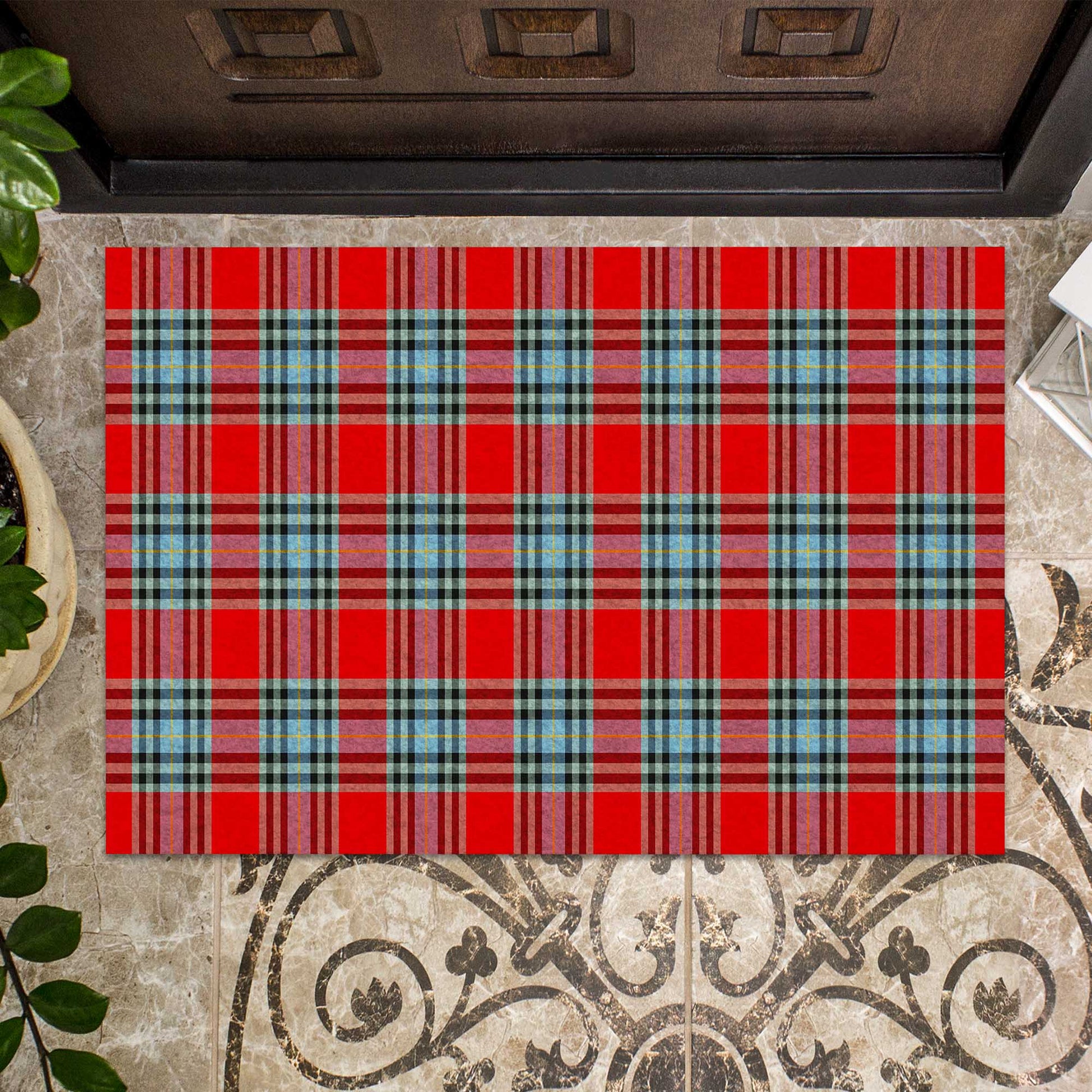 MacLeay (McLeay) Tartan Rubber Doormat - Tartan Vibes Clothing