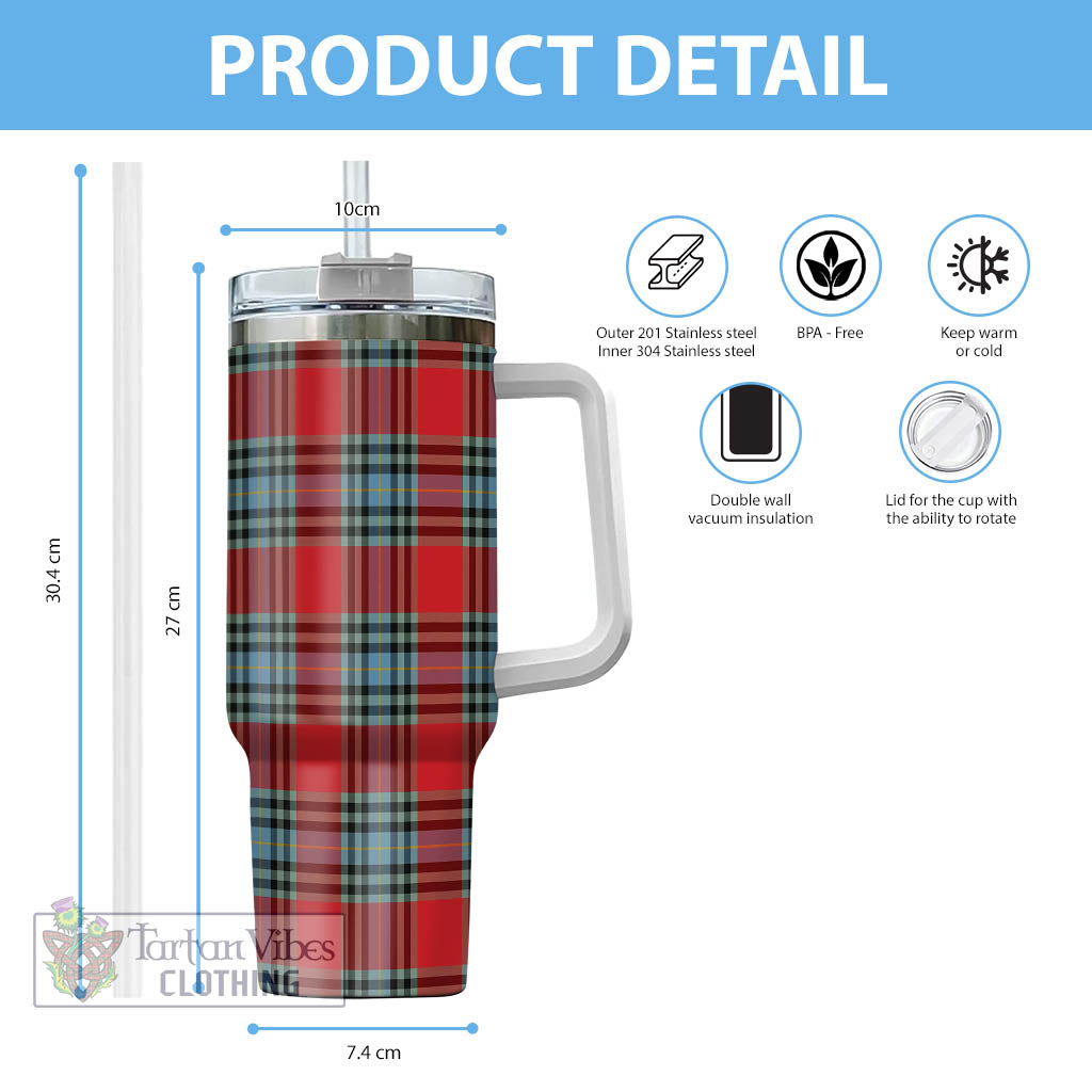 Tartan Vibes Clothing MacLeay Tartan Tumbler with Handle