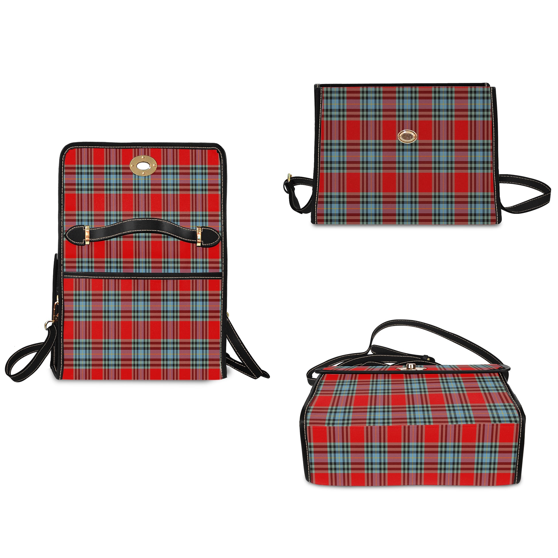 macleay-tartan-leather-strap-waterproof-canvas-bag